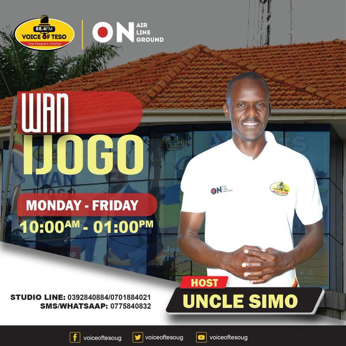 voice_of_teso's tweet photo. https://t.co/6m8lGpBqDs
#REQUEST_HOUR LIVE, Powered by #Oner_Fruit_Juice #VoiceOfTeso@25 
#wanijogo https://t.co/ieOTxkumBi