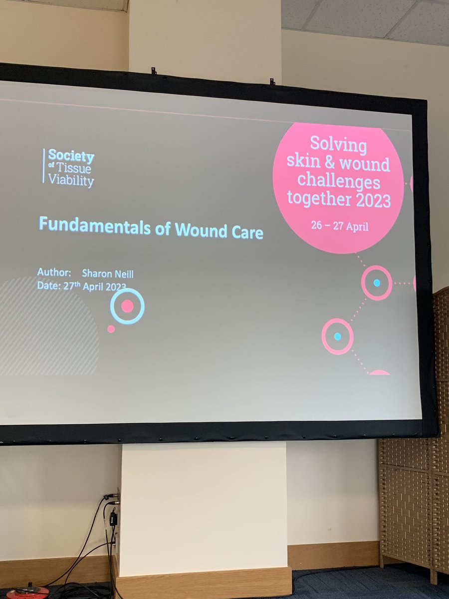 Looking forward to seeing our <a href="/SoTV_UK/">Society of Tissue Viability</a> delegates at our fundamentals stream this morning. We have an amazing programme and expert speakers from our trustee council <a href="/jeanniedonnelly/">Jeannie Donnelly</a> <a href="/TheBigOP/">Paul Hardy</a> and Natasha Levy. Come and join us #SOTV2023