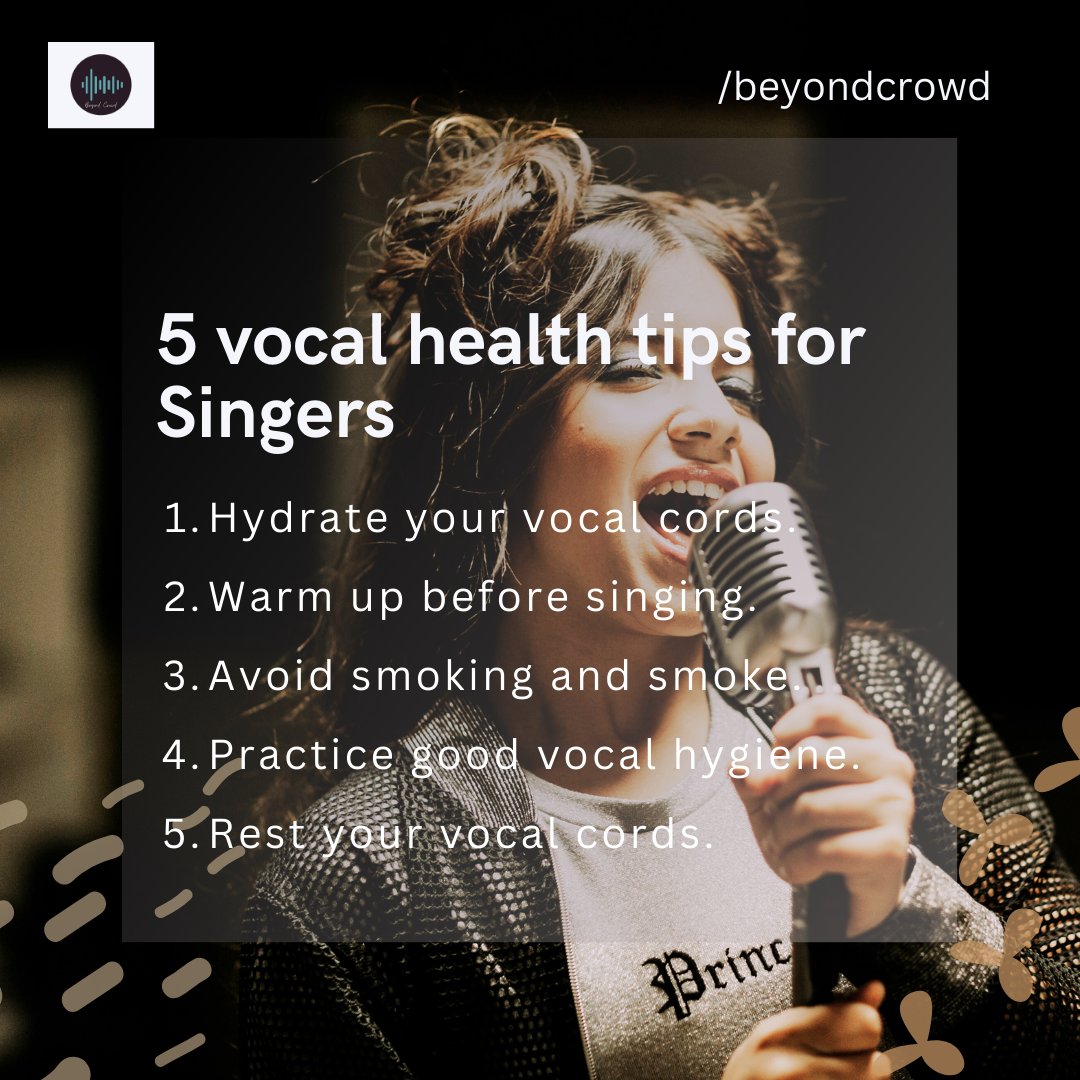 🎤 Keep your voice healthy with these 5 tips! 🙌

#healthyvoice #vocaltips #singersofinstagram #voicecare #voicehealth #vocalwarmup