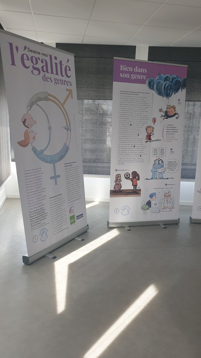 Ce jeudi au Rectorat <a href="/AcademieDijon/">Académie de Dijon</a> a lieu la formation #EducMediaInfo et Lutte contre les stéréotypes avec <a href="/EgaliteAcDijon/">Égalité Discriminations AcDijon</a> et <a href="/Arcom_Dijon/">Arcom Dijon</a>. La toute nouvelle expo <a href="/CartooningPeace/">Cartooning for Peace</a> "Dessine-moi l'égalité des genres" est présentée.