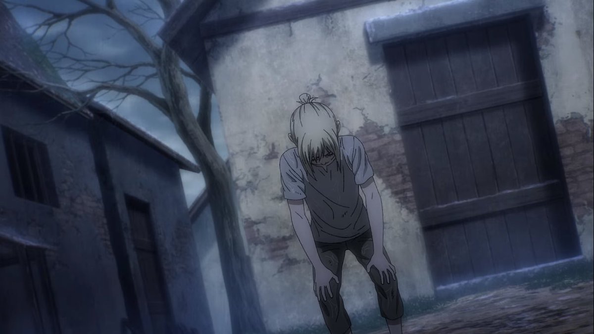 ฉันยังจำวันนั้นได้ดี วันที่ฉันทำให้เขากลับมาเดินเป็นปกติไม่ได้อีกครั้งที่สอง 

  — เหนื่อย  ฉันต้องทนอยู่กับการฝึกบ้าบอนี่ไปอีกนานเท่าไหร่ ขอแค่ได้พักสักนิด ขอแค่ครั้งนี้ ครั้งเดียว . .. 

ทนไม่ไหวแล้ว 

( + )