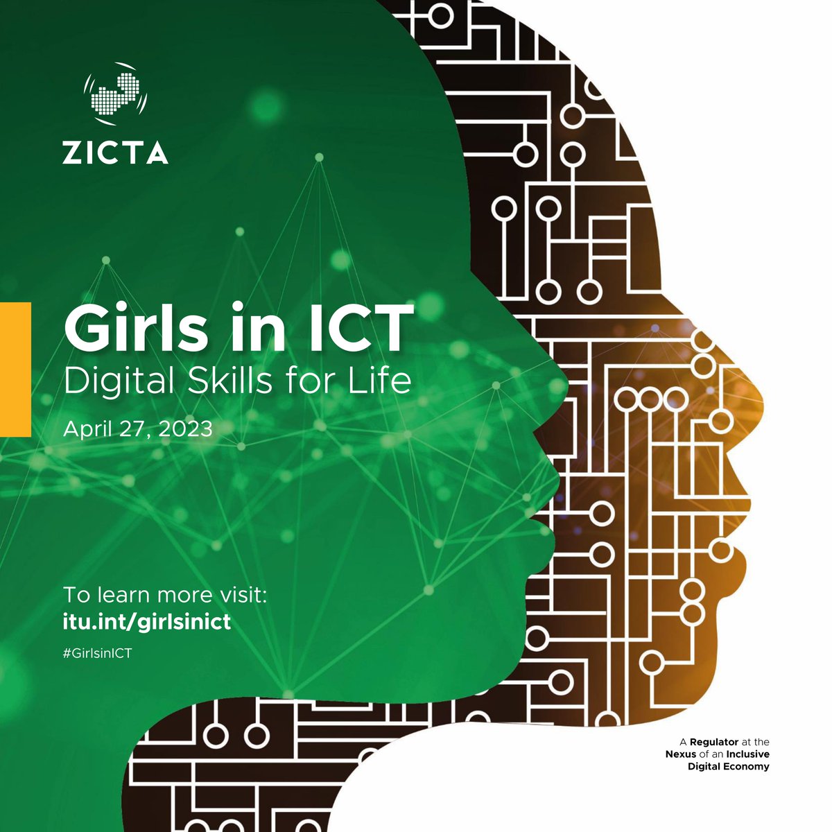 Happy International Girls in ICT Day!

We celebrate the girls who code, design, build, and  dream of a better tomorrow. Your passion and drive inspire us all. Keep  pursuing your goals and know that you have the power to change the  world.

 #GirlsinICT