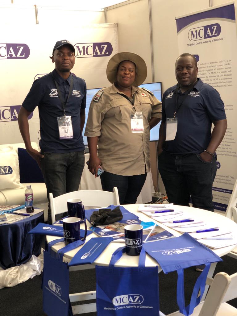 MCAZofficial's tweet photo. #HappeningNow
#ZITF2023 Visit the Authority's stand #CA59. MCAZ officers are ready to engage you this week at the #ZITF2023. Come through and learn more about the Authority's work in protecting your right to quality medicines and medical devices. https://t.co/T05bR9P5er