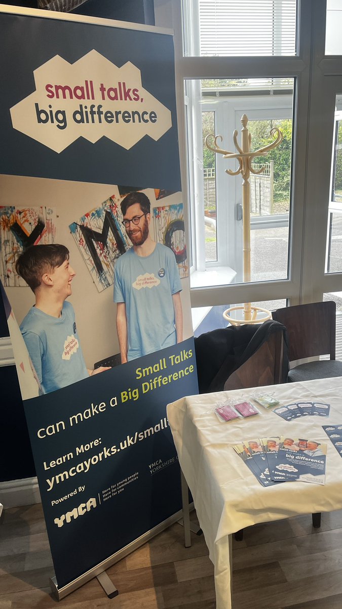 YMCA Yorkshire Coast (@ymcayorks) on Twitter photo Today we are at <a href="/scarborough_TEC/">Scarborough TEC</a> for their staff Breakfast Baps, Health and Wellbeing. We are here to talk to people about all things YMCA including the Small Talks, Big Difference campaign. If your a staff member pop down and talk to Liam. Today we are at <a href="/scarborough_TEC/">Scarborough TEC</a> for their staff Breakfast Baps, Health and Wellbeing. We are here to talk to people about all things YMCA including the Small Talks, Big Difference campaign. If your a staff member pop down and talk to Liam.