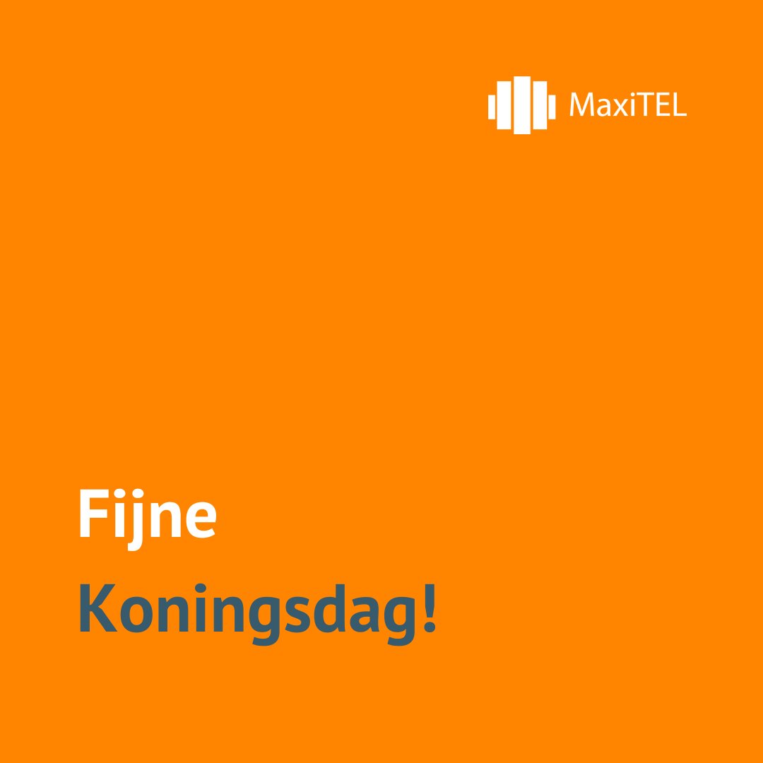 We wensen iedereen een gezellige Koningsdag! Wist je dat jij als onze klant ook koning bent? 😄 Hulp nodig bij telecom en internetoplossing? We helpen je graag!📞 0800 0789 / +31 (0)88 629 48 35 #telecom #snellerinternet #telecombedrijf #zakelijkinternet #kostenbewust #koningsdag
