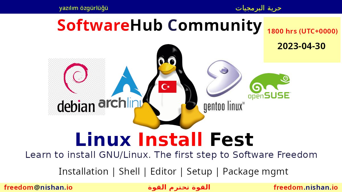 Linux Install Fest (part 1) Setup and Configure.
#Ankara
#Egypt
#Cairo
#Algiers
#Tunisia
#Morocco
#Nigeria
#Ethiopia
#Africa
#Riyadh
#Dammam
#Baghdad
#Mosul
#Basra
#Manama
#Doha
#Dubai
#Sana
#Muscat
#Dhaka
#Jakarta
#KualaLumpur
#Bosnia
#SoftwareHub
#SoftwareFreedom
#Linux