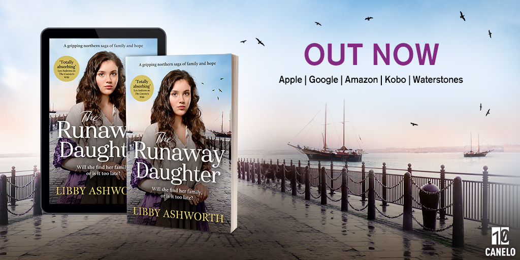 Happy publication day @elizashworth! 🥳 A gripping northern saga of family and hope, #TheRunawayDaughter will delight fans of Emma Hornby, Joanne Clague and Kitty Neale.📚 Out now in ebook and paperback 👉 geni.us/TheRunawayDaug… #HistoricalFiction #newbook #books