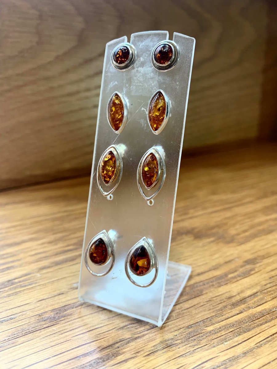 Nova_Silver's tweet photo. These beautiful Amber studs are perfect for a gift to a friend or loved one! 💎
Pop into store to find more of our Amber earrings! ✨
#amber #amberstone #amberearrings #jewellery #amberstuds #silver #sterlingsilver #norwich #norwichlanes #jewellerydesign #stones #jewellerylover https://t.co/80Kru27wmC