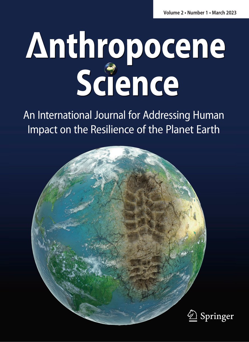 The latest issue of Anthropocene Science is out!
Read it online: link.springer.com/journal/44177/…