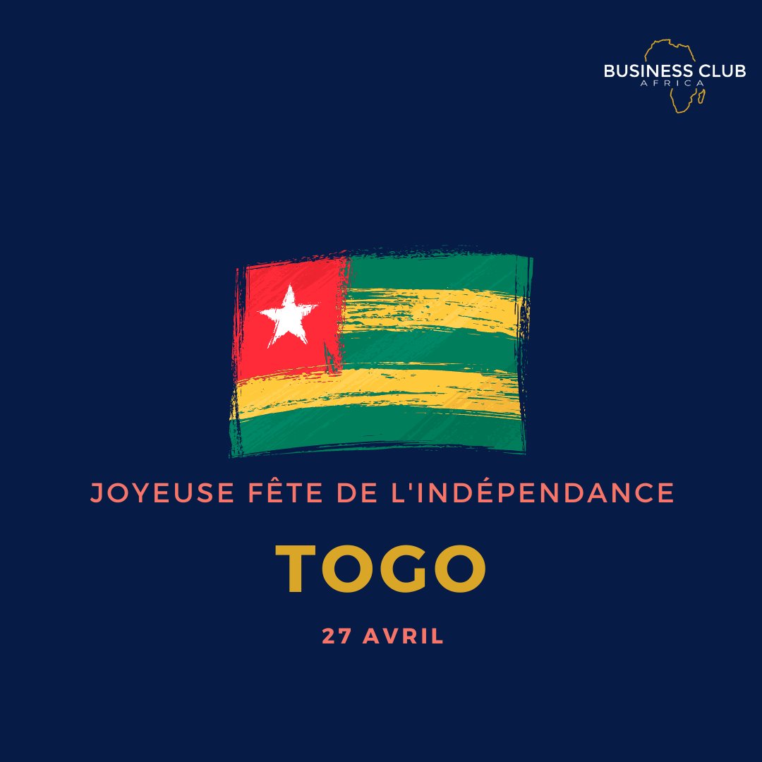 Joyeuse fête de l’indépendance au Togo! 
Saviez-vous que le nom Togo est traduit de la langue Ewe comme "derrière la rivière" ? 
#Independance #Africa #Togo #Cacao #Café #Coton