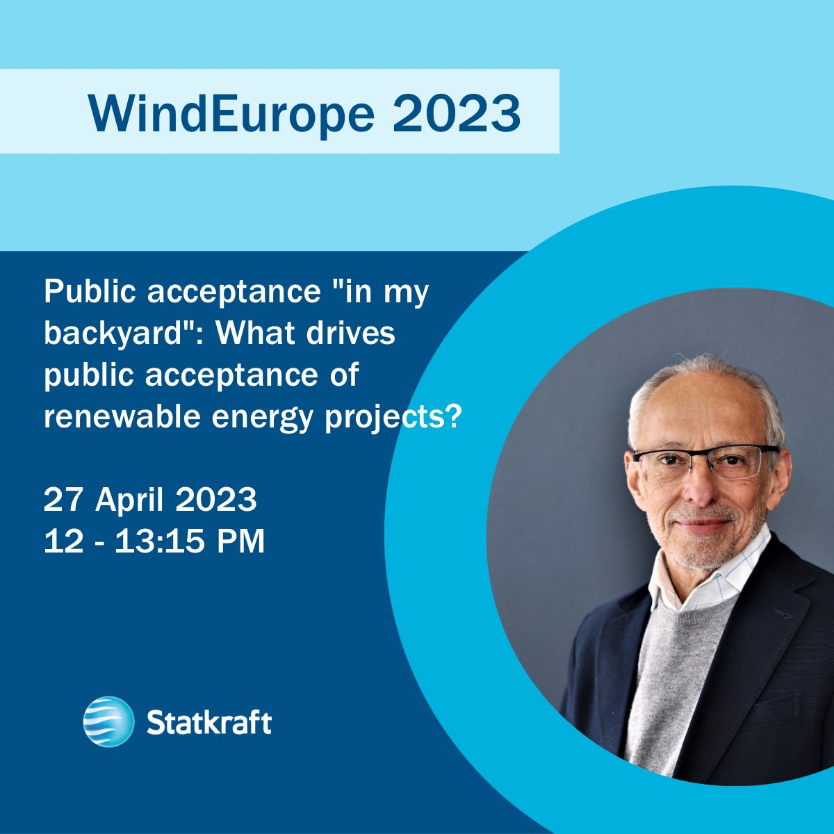 Are you at #WindEurope2023 today? Don’t miss out on Senior Sustainability Advisor Orlando San Martin’s presentation on Public Acceptance 🏡 ➡️ He’ll be speaking at 12pm in auditorium 12, so make sure you grab a seat! And don’t forget to stop by our stand C4-B20 to say hi👋🏼