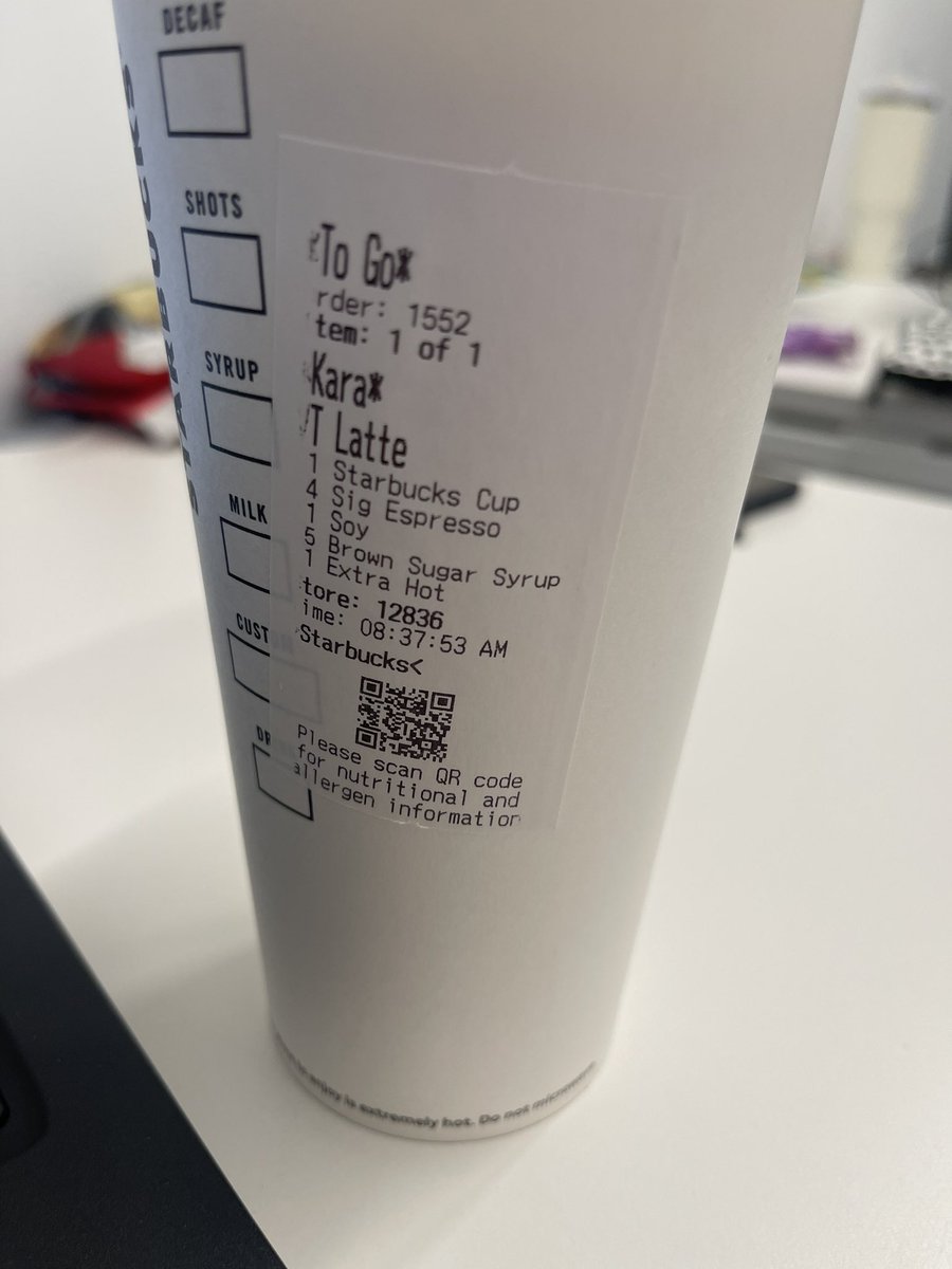 KBrogan_x's tweet image. Day 1 of no lattes going well after my 3 hours of sleep last night 😩 #approachwithcaution