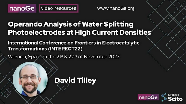 nanoGe_Conf's tweet photo. 🔷"Operando Analysis of Water Splitting Photoelectrodes at High Current Densities" was a talk by David Tilley (@TilleyLab) for the International Conference on Frontiers in Electrocatalytic Transformations (#INTERECT22) #nanoGeVideos
▶️Watch it FREE here:
https://t.co/Phf8XdxN57 https://t.co/rCxe8lipm1