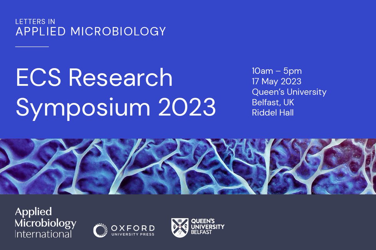 AMIposts's tweet image. Today is your final chance to book your ticket for #LAM_ECS2023! If you&apos;re a @QUBelfast student or faculty member, you attend FREE - join us on 17 May in Belfast for a symposium designed by and for early career scientists appliedmicrobiology.org/publishing-res…