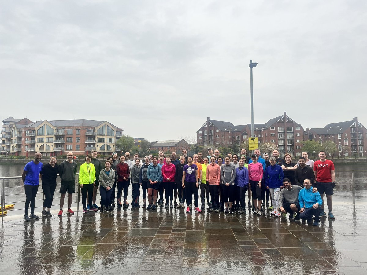 We were delighted to host this mornings 5k run with the <a href="/BTOGORG/">BTOG</a> on day 2 of their conference.

Our route included a lap of the <a href="/ICC/">ICC</a>  and then headed towards Titanic Quarter.

Running in the rain is more fun anyway!

Thanks to everyone who joined us this morning.

#BTOG23