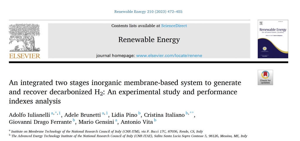 itmcnr's tweet photo. A new paper is out about "An integrated two stages inorganic membrane-based system to generateand recover decarbonized H2: An experimental study and performanceindexes analysis" on Renewable Energy.
Free for readers at:
https://t.co/PNSQ1L1qHU

@CNRsocial_ https://t.co/P3KKUwb6Xz