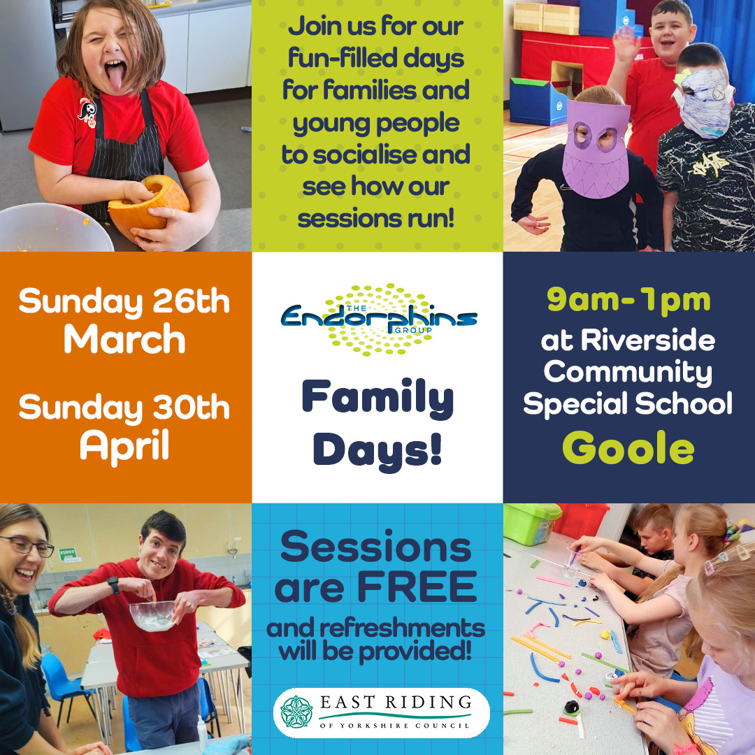 EndorphinsEast's tweet photo. Family Days in #Bridlington and #Goole each month are a big part of learning about @EndorphinsGroup sessions and seeing how #SEND young people experience our delivery.

If you're curious, come spend time together. FREE to attend, just  need to book:  https://t.co/K2hzrZ0K4O https://t.co/fH3pYaH0Ph