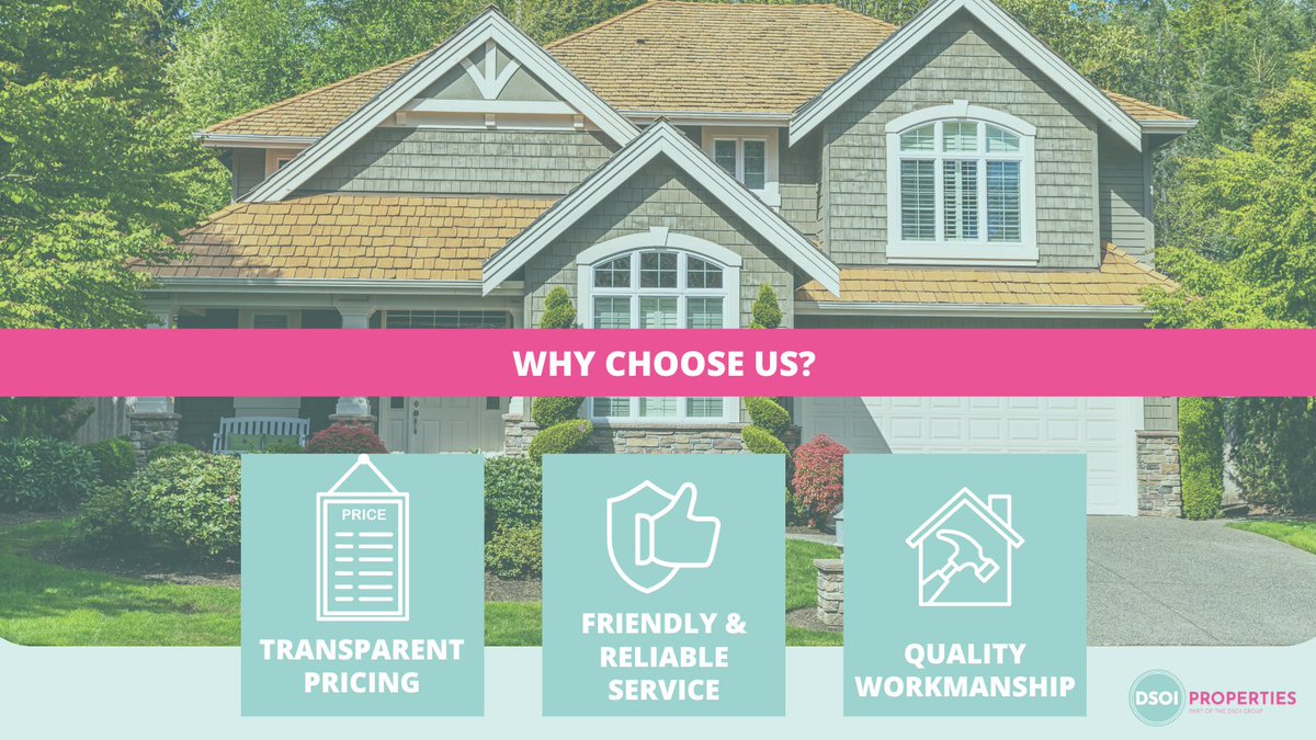 Why should you choose us for #homeimprovement or #homemaintenance jobs? It's simple! With a commitment to transparent pricing, friendly &amp; reliable service, and quality workmanship, you can trust DSOI Properties to help you make the most of your space. dsoiproperties.co.uk