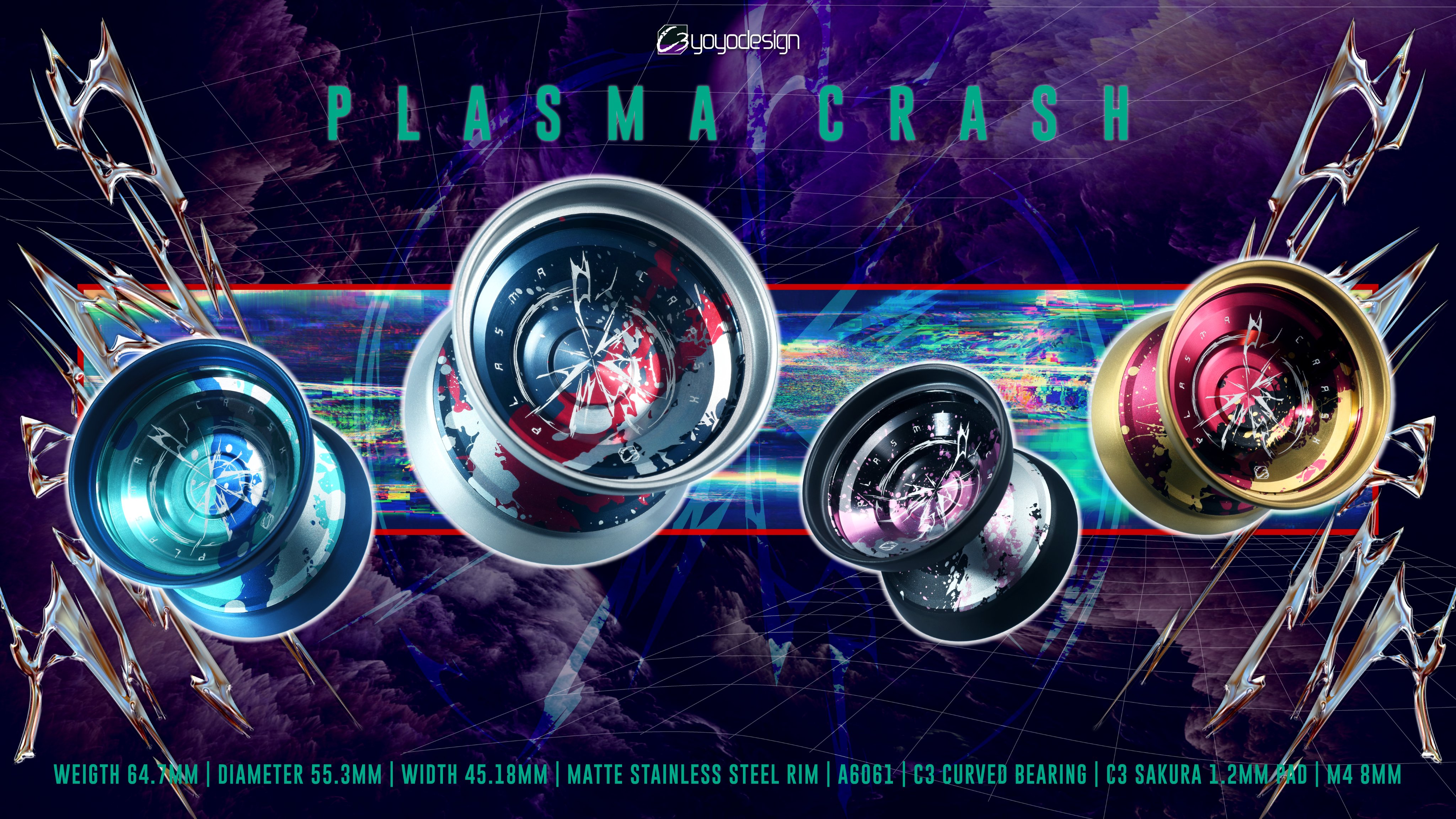 プラズマクラッシュ PLASMA CLASH　C3YOYODESIGN Plasma Crash yo-yo by C3yoyodesign – YoYoExpert