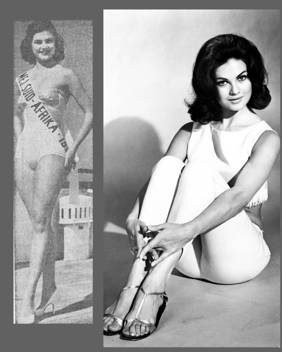 The first official Miss South Africa, Norma Vorster, as a beauty queen in 1956 and as a movie star in 1964, where she changed her name to Norma Foster. #throwbackthursday 
Do you know who owns the Miss SA pageant rights now? https://t.co/T1iMmmkPDB https://t.co/eQTEGN7TiM