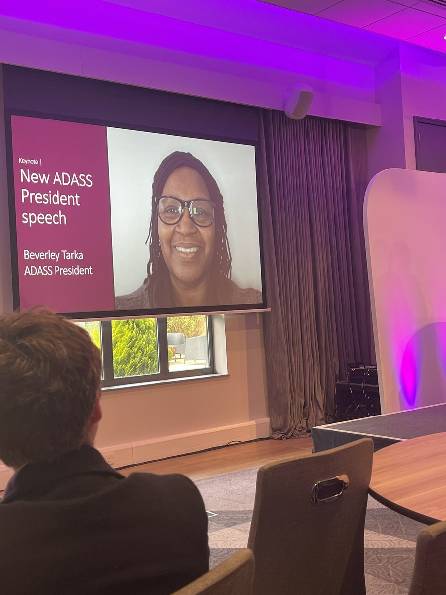 Beverly giving her first speech as ADASS  first black president at ADASS spring seminar. Feel so proud! <a href="/1adass/">ADASS</a> <a href="/LynRomeo_CSW/">Lyn Romeo</a> @HannahScaife1