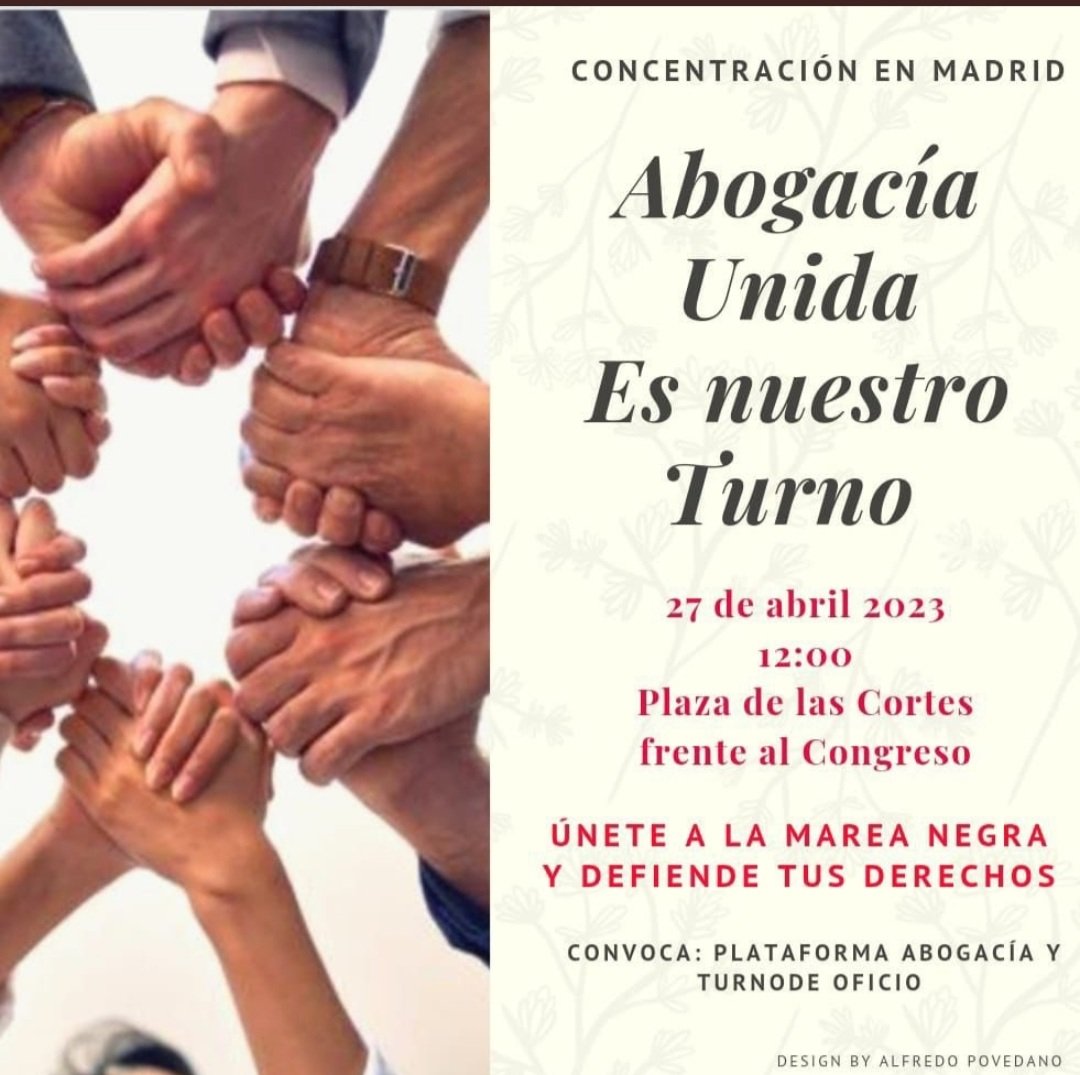 MorenoySerrano1's tweet photo. En defensa de los derechos de los  abogados y por un Turno de Oficio digno. https://t.co/N3nNEvrnVE