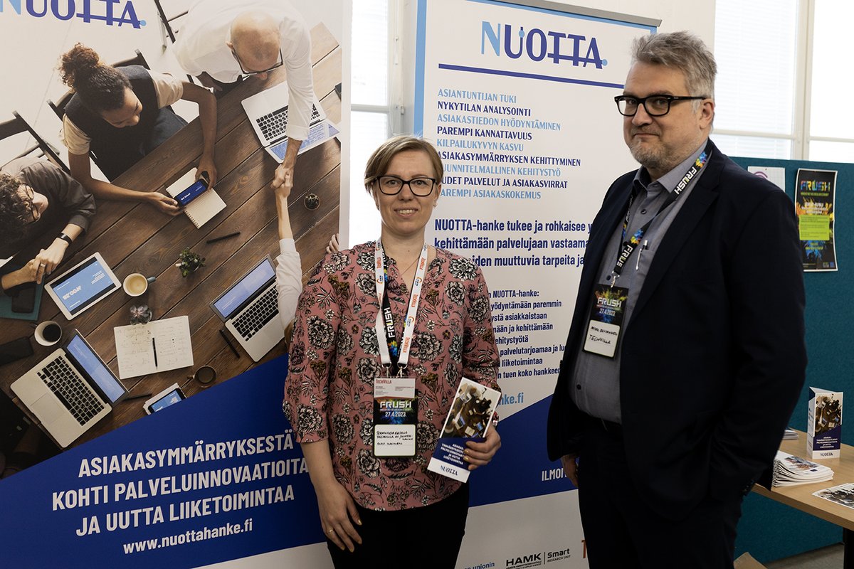 #NUOTTAhanke on tänään mukana #FRUSH Kiertotalouden kasvuyritys- ja startup-tapahtumassa Forssan Kehräämöllä.

Euroopan unionin osarahoittama NUOTTA-hanke totutetaan yhteistyössä @HAMK_UAS @HamkSmart kanssa, joka vastaa toteutuksesta Kanta-Hämeen osalta.