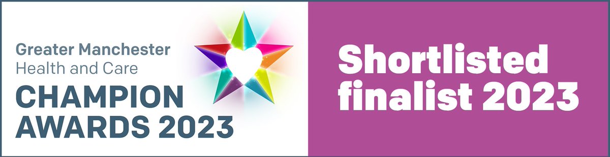 Delighted to share I have been shortlisted for a GM Health and Care Champion Award! Thank you so much to my trust <a href="/PennineCareNHS/">Pennine Care NHS FT</a> for nominating me for learner of the year, what a surprise, I’m still pinching myself! Can’t express my gratitude enough 🥹🩵 #GMChampions