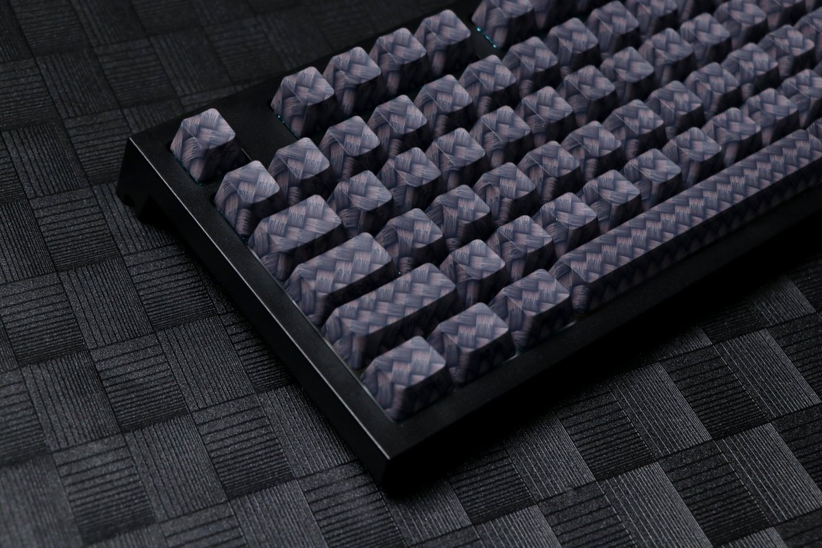 EpomakerK's tweet photo. ‼New Keycaps Set-Epomaker CarboCryst Keycaps Set‼

😎133 Keycaps Set, Five-side Dye Sublimation MDA Profile Keycaps Set

Price: $39.99

https://t.co/Gi5u8yVpCX

#epomaker #epomakerkeyboard #keyboard #keyboards #mechkeyboard #mechkeys #keyboardbuild #keycap #keycapsset https://t.co/5UX7o8EOut