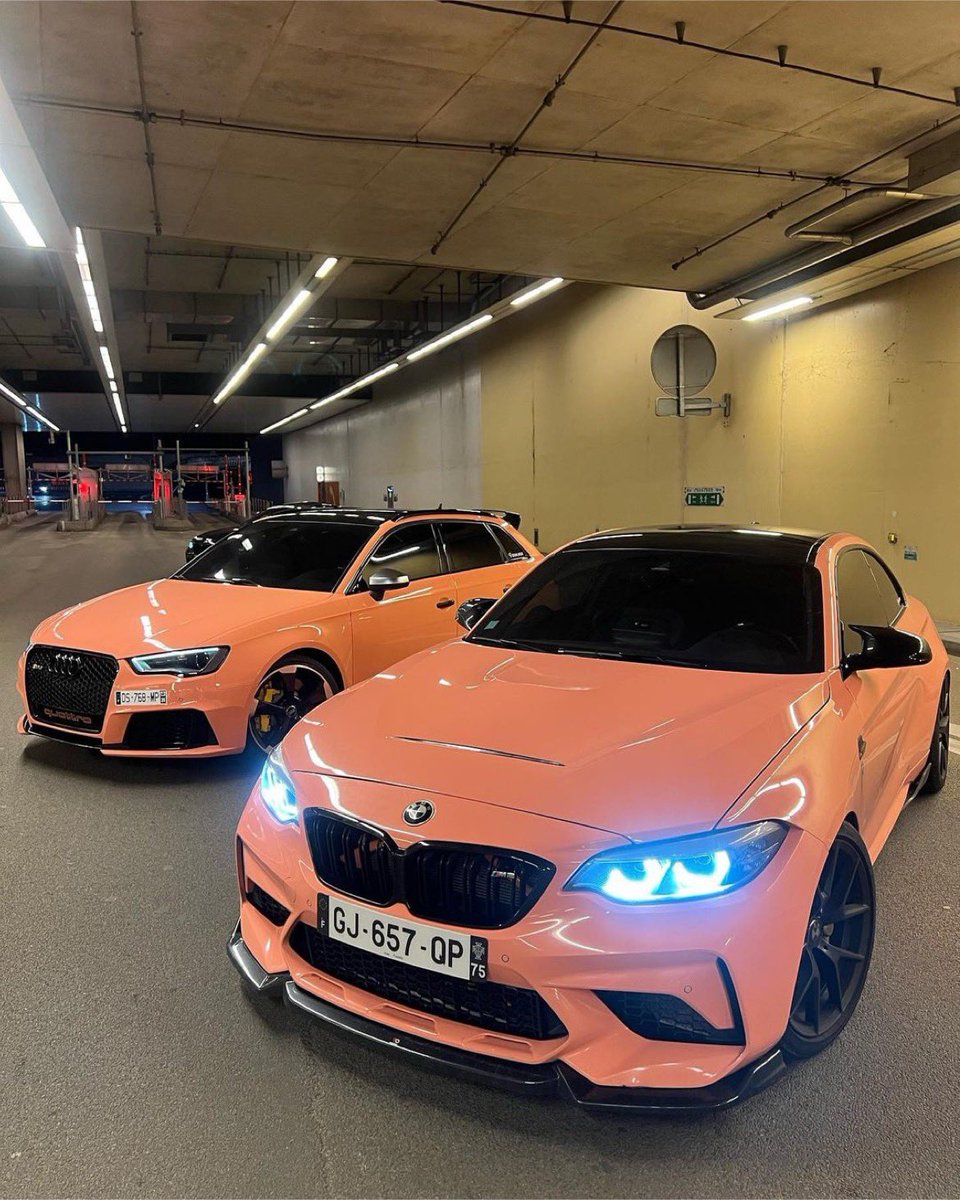 BMW M2 x AUDI RS3 💗