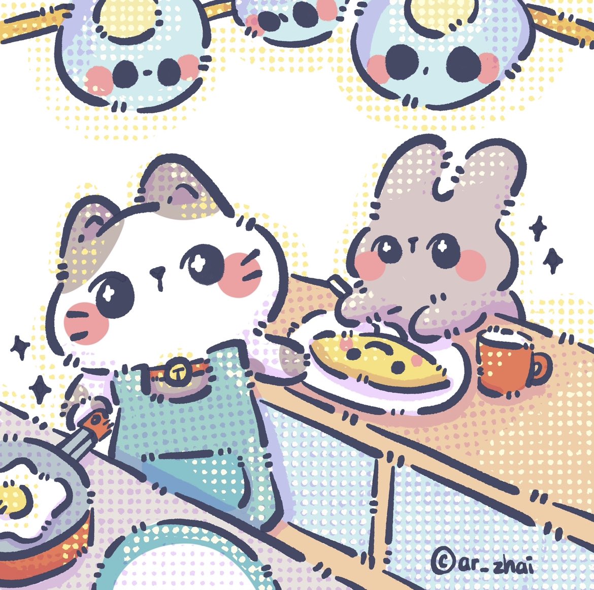 lost_catcity's tweet photo. cooking a meal for the special one♡
#illustrator #illustrationartists #illustrationart #art #ArtistOnTwitter #artwork #artshare #drawing #Doodles #cat #HongKong #procreate #Kitty #그림 #고양이 #graphic #みんなで楽しむTwitter展覧会 #Wallpapers #digitalart #Digital #DigitalArtist https://t.co/RgiW2tU9xJ