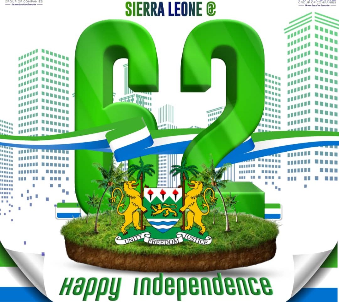 My land, my home, my people, my history, my Sierra Leone is plus 1 today. With all what the nation has gone through, we have seen changes in Education reformation which is a sustainable benefit. A land whose history is transforming through #Education.Congratulations #SierraLeone