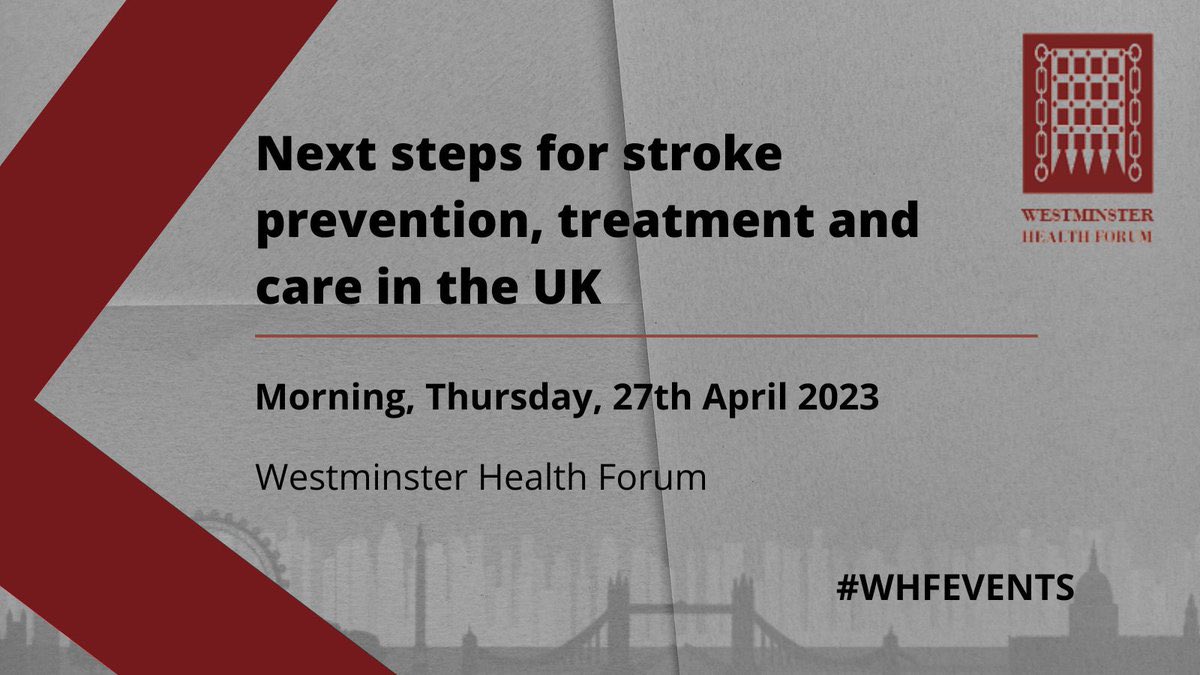 We are excited that Craig is addressing the Westminster Health Forum Policy Conference this morning.