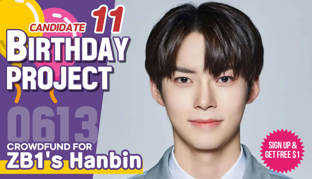 🎂[Candidate 11] #ZB1's #Hanbin

Crowdfund a Birthday ad for him!
▶bit.ly/3LU3Qt3

Idol with the most crowdfunded SARANG POINTS receives additional $500 POINTS which guarantees subway ads

Most Like+RT get additional $100~300 POINTS!

#ZEROBASEONE #제로베이스원 #성한빈