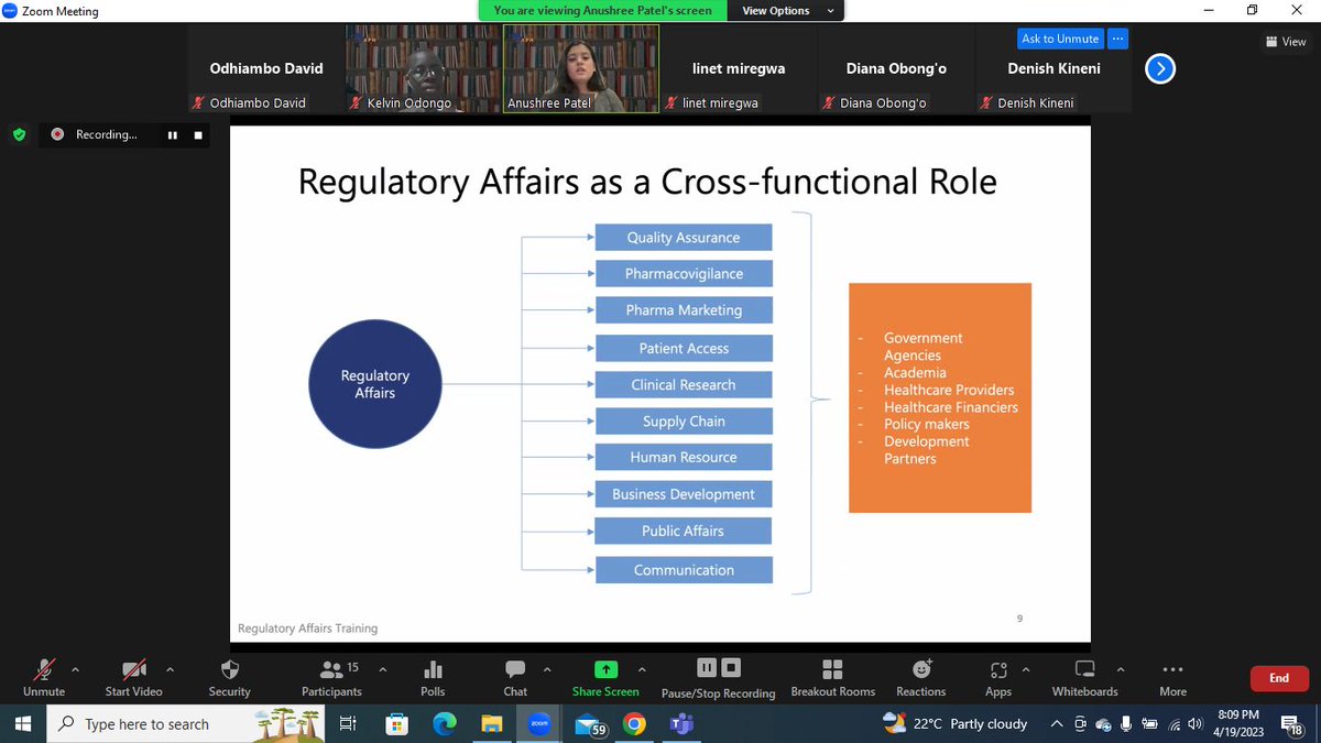faryus88's tweet image. Yesterday was another great session delving into the #BusinessFundamentals of #RegulatoryAffairs acknowledging that as a support function in organizations, regulatory affairs professionals have the responsibility and mandate to support the business functions.

We further delved…