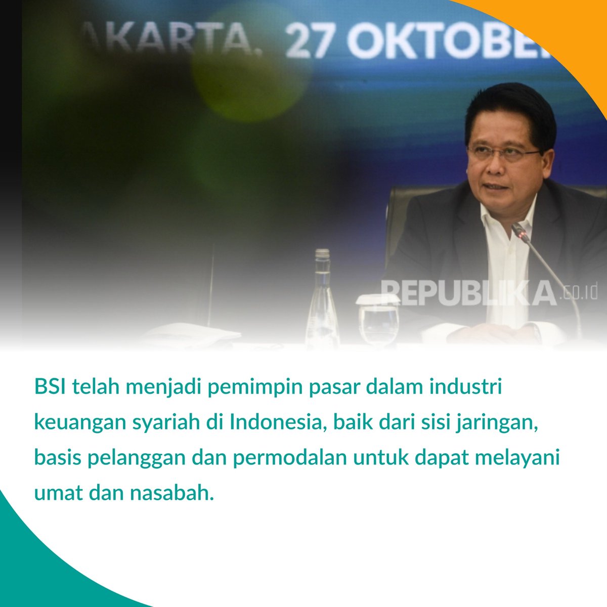 guarxd's tweet photo. BSI hadir dengan memberikan pelayanan yang baik bagi nasabah hingga dapat menjadi pemimpin pasar keuangan syariah di Indonesia #KinerjaBSI2023 https://t.co/nXs2ObZG5b