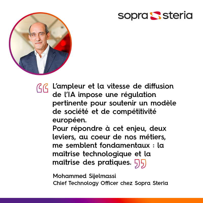 SopraSteria_fr's tweet photo. #IntelligenceArtificielle 63% des Français expriment des sentiments positifs vis-à-vis de #ChatGPT, d’après la dernière étude @IPSOS pour Sopra Steria.
Les entreprises européennes du numérique représentent pour les Français des acteurs essentiels dans les futures règlementations.
