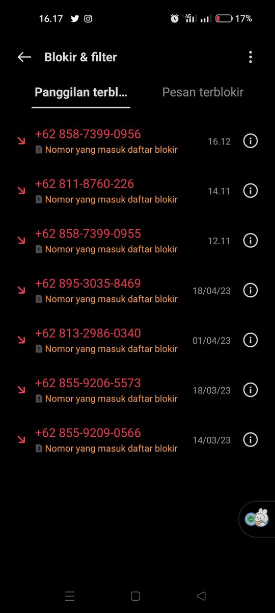alindaa221's tweet photo. @struggqle Eh samaan. Sehari 3x nomer beda. Padahal isi m-banking juga cuma seribuan. https://t.co/JOL2yM6Lrw