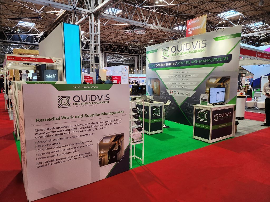 It's the final day of the #FireSafetyEvent at The #NEC, #Birmingham...

If you are stopping by the #event today, please visit our #Quidvis team on stand 3a/G20!

🔥 👩‍💻 ✔

#FSE2023 #TeamKST #QVR #fireandsecurity #firesafety #riskmanagementsolutions #FRA #FDI #cloudbasedsystem