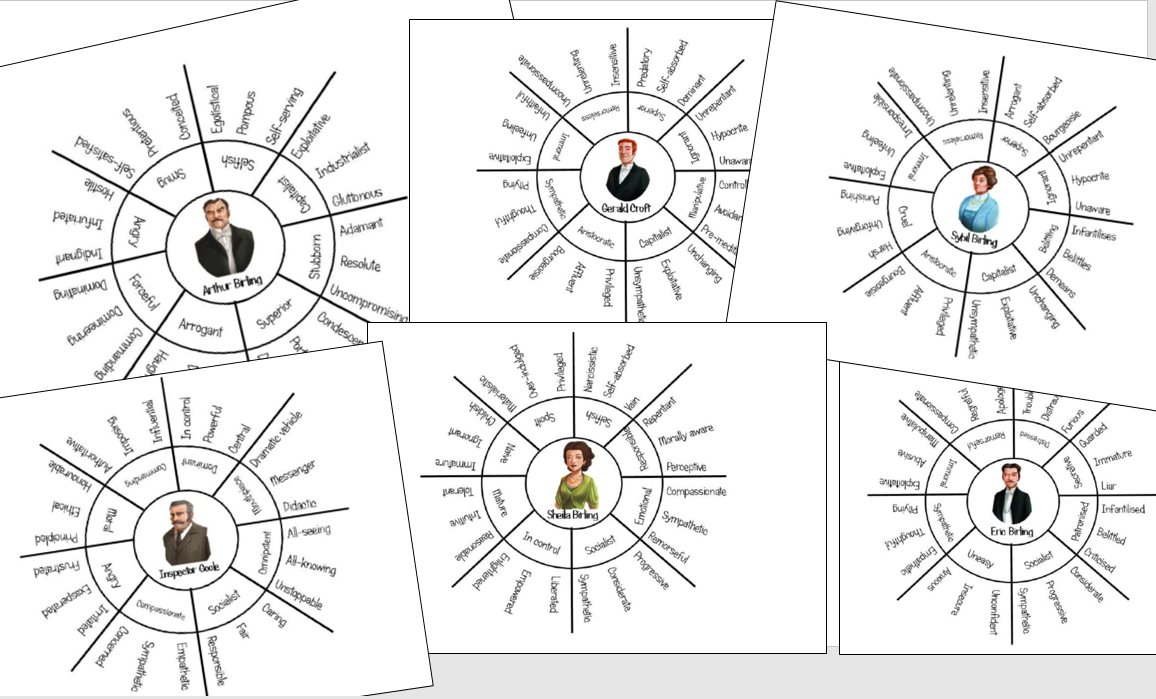 Have made some AIC Character Wheels based on bits and bobs I've seen on here. You can download them for free from here: tes.com/teaching-resou… 
<a href="/Team_English1/">Team English</a>   #GCSE #revision #AIC #WJEC #Englishliterature