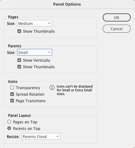 #InDesign question if anyone can help 🙏... previously the pages panel has displayed small thumbnails of the elements on the page making it really easy to navigate. For some reason I can't get this to work 🙄So trying to guess which page is which in a 100 page doc . <a href="/Adobe/">Adobe</a>