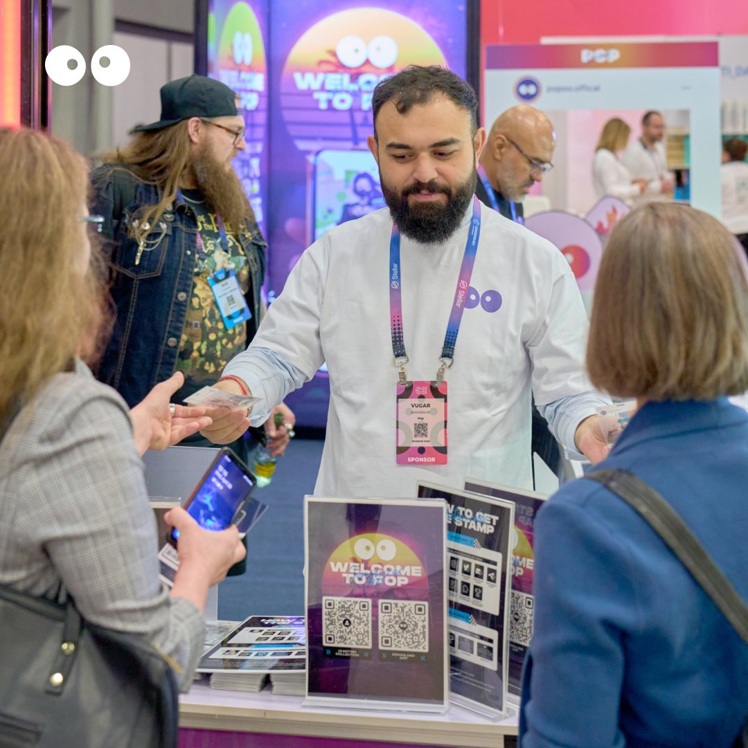 popapp_official's tweet photo. #Pop had a splendid first day at @consensus2023. 🎉 Thank you for coming down and meeting our team! It was lovely having sparkling conversations with all of our lovely visitors at booth 659. 

Our exclusive merch is moving fast, so make sure to drop by today and snag some of your own! 😎 Take some snazzy pictures at our booth, partake in Pop activities, and get acquainted with the Pop app in person. 🔥

#PopInConsensus2023 #Web3Social #NFTs #ATX #Crypto #BUIDL #Blockchain $PPT $PCR