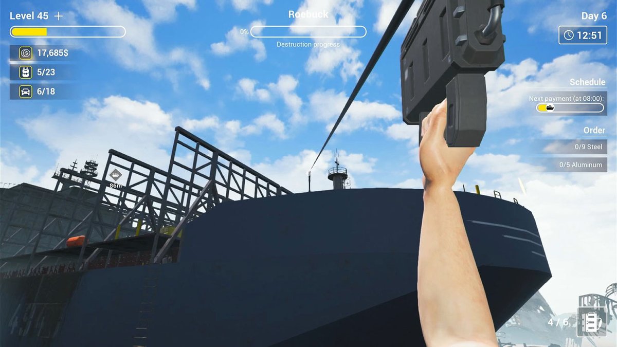 KrolMichal's tweet photo. Na #Switch premiera pożeracza czasu, symulatora złomiarza Ship Graveyard Simulator. Grę @GamesIncubator portowało ConsoleWay, a wydało @ULTGames. Cena: 50 zł. Trailer i link do sklepu w komentarzu.
#polskiegry #Nintendo #GamesIncubator #ConsoleWay #UltimateGames #giełda #GPW https://t.co/29woPQEirK