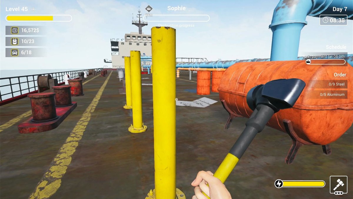 KrolMichal's tweet photo. Na #Switch premiera pożeracza czasu, symulatora złomiarza Ship Graveyard Simulator. Grę @GamesIncubator portowało ConsoleWay, a wydało @ULTGames. Cena: 50 zł. Trailer i link do sklepu w komentarzu.
#polskiegry #Nintendo #GamesIncubator #ConsoleWay #UltimateGames #giełda #GPW https://t.co/29woPQEirK