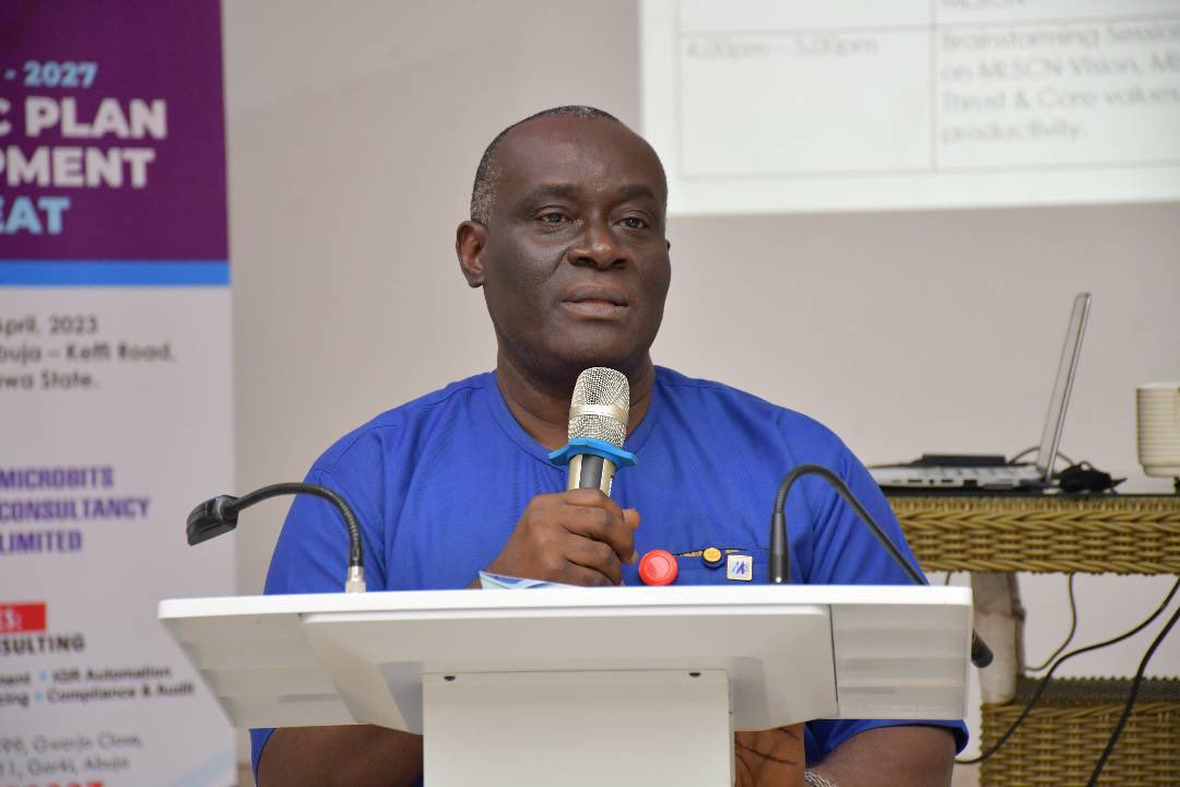 MedLabNigeria's tweet photo. The Registrar/ CEO, Dr Tosan Erhabor yesterday declared open the MLSCN 2023 - 2027 Strategic Development Plan retreat currently taking place in Nasarawa State.  MLSCN aims to draw on the lessons of its 2018 - 2022 Strategic Plan as it fashions a new direction for the future. https://t.co/6GMYj8w3j6