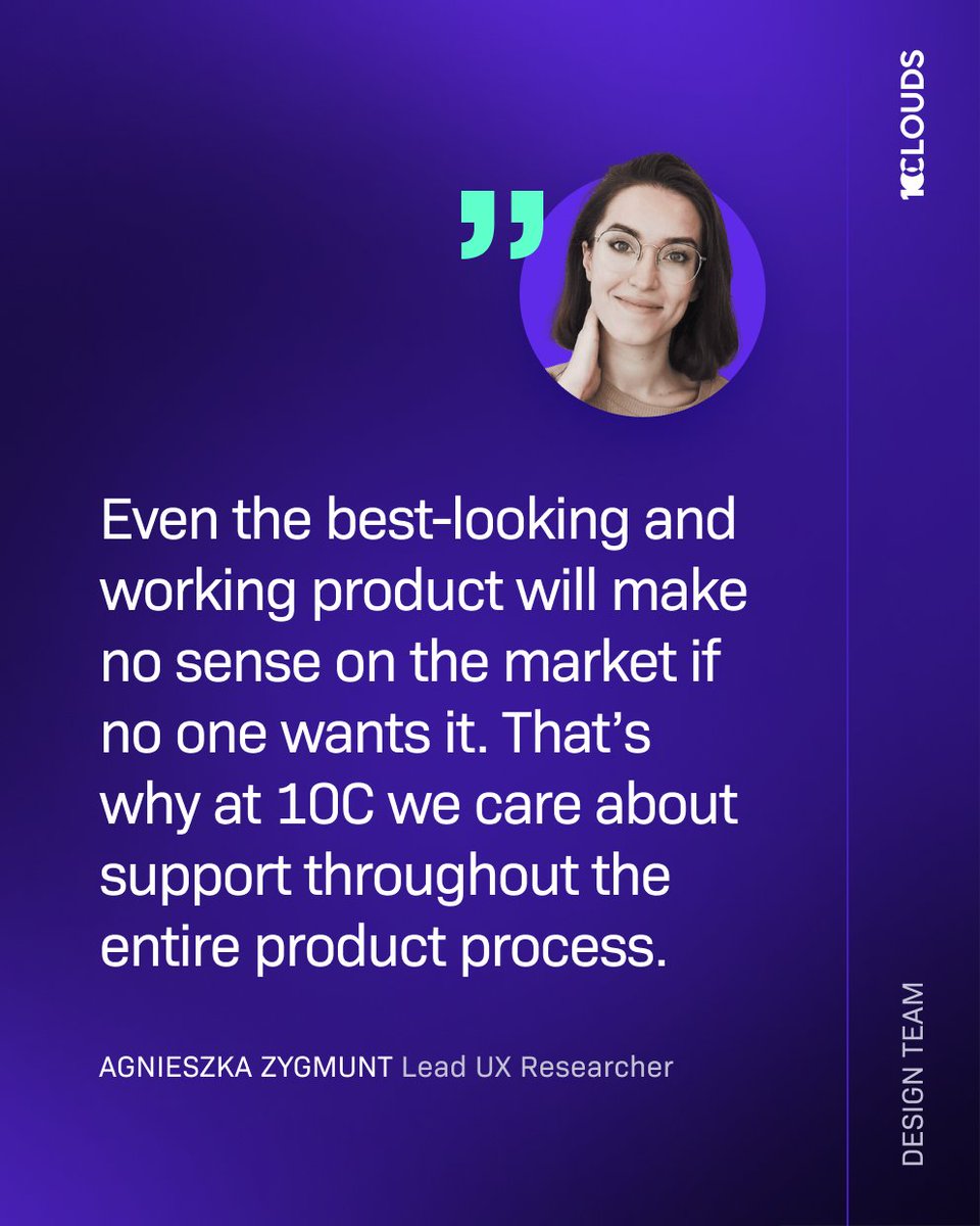 10Clouds's tweet photo. Happy #DesignersDay! Discover the different design specialisms and the team members that make up the Design Dream Team at 10Clouds. Read our latest blog post to learn why each of them plays an essential role in building an outstanding digital product. 🎨💎#designthinking https://t.co/GLnp7Q0etm