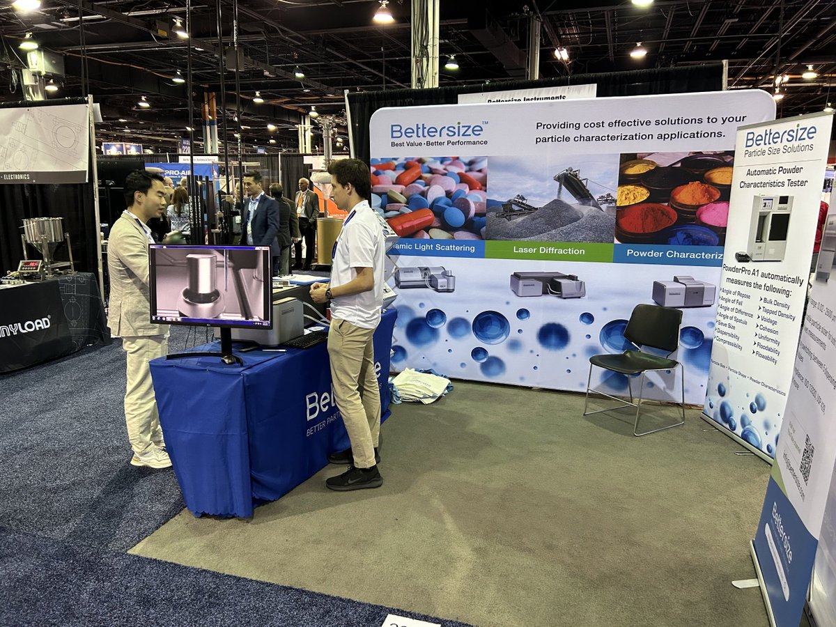 BettersizeLtd's tweet image. What an incredible first two days at the #PowderShow! From product showcase to insightful discussions, we had it all. We can&apos;t wait to see what day 3 has in store!  Come and say &apos;Hi&apos;, we&apos;ll be at booth 2644.

#bettersize #iPBS2023 #powderhandling #bulksolids #materialprocessing