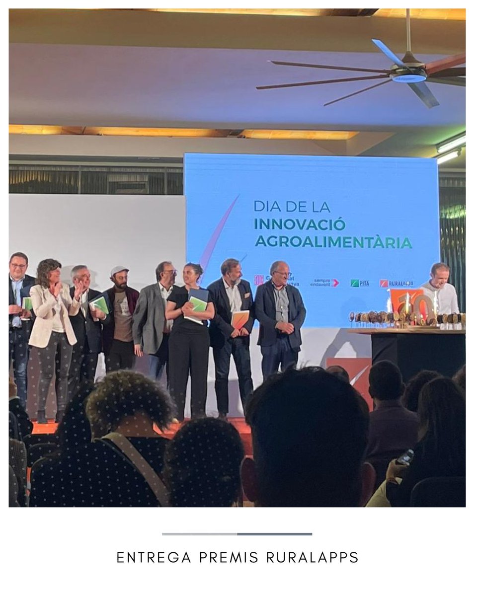 LeaderRGB's tweet photo. 🥇 Ahir vàrem assistir a l'entrega dels guardons als guanyadors i finalistes dels #PremisPITA i els #PremisRuralapps 2022 a Manlleu.
👏🏻 Felicitem a Xevi Quirante del Mas Casanova de Sora pel premi finalista a la Innovació Tecnològica Agroalimentària

@agriculturacat @arcaruralcat https://t.co/1Ob4p8ZPp0