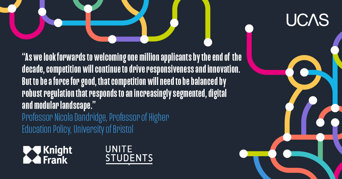 ucas_corporate's tweet photo. โ Looking to find out how competition will impact the journey to a million?
Chapter 3 of our forecasts focuses on competition and how we can support students in progressing.
๐ญYou can read insight here: https://t.co/SUQoWKwOXn
#J2AM #UCAS https://t.co/zfMX7E8ifv