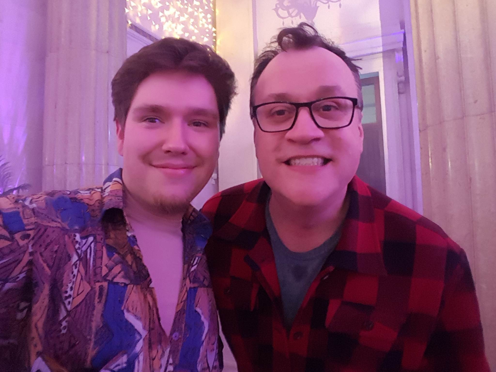Happy Birthday Russell T Davies!  your joint party was the best I\ve ever been to, now bring on the wrap party! 